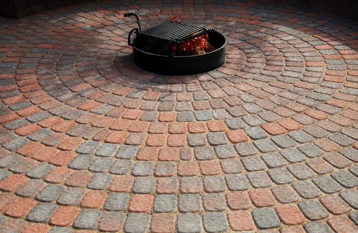 Patios Fire Pits Patio Town, Brick Patio With Fire Pit