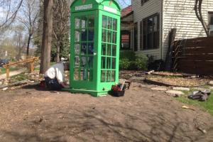 Irish Phone Booth Preparation