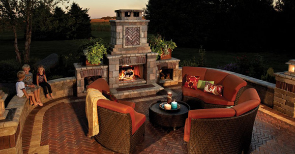 Fire Features Patio Town, Outdoor Fireplace Patio Furniture