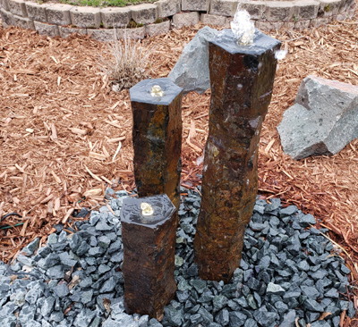 Decorative Rock And Natural Stone Patio Town