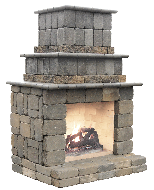 Willow Creek Outdoor Fireplace Kit