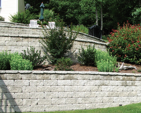 Square Foot Retaining Wall System Patio Town