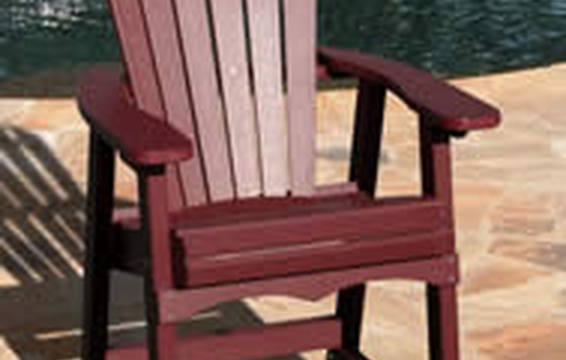 Nice outdoor furniture to make your time outside more enjoyable. 