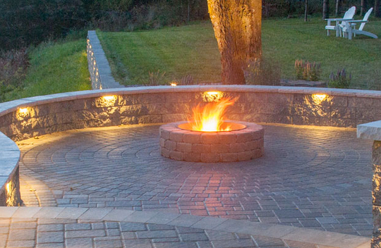 Decorative Rock And Natural Stone Patio Town
