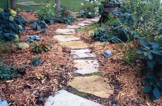 Decorative Rock And Natural Stone Patio Town