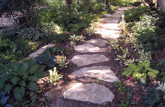 Decorative Rock And Natural Stone Patio Town