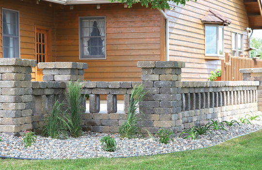 Patio Town Landscaping Supplies Projects Outdoor Ledgestone Wall Units